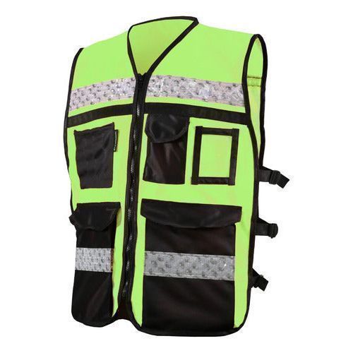 Chaleco Jyrsa Eco - 2080 Rescatista Brigadista Reflejantes - Garufa Jeans