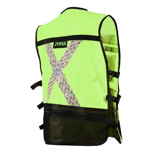 Chaleco Jyrsa Eco - 2080 Rescatista Brigadista Reflejantes - Garufa Jeans