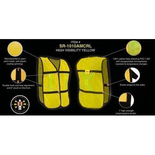 Chaleco Jyrsa Sr - 1010 Malla Con Reflejantes Construcción - Garufa Jeans