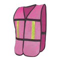 Chaleco Jyrsa Sr - 1010 Malla Con Reflejantes Seguridad Rosa - Garufa Jeans