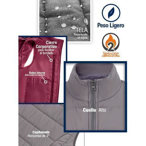 Chaleco Preslow Tequila Repelente Capitonado Hombre - Garufa Jeans