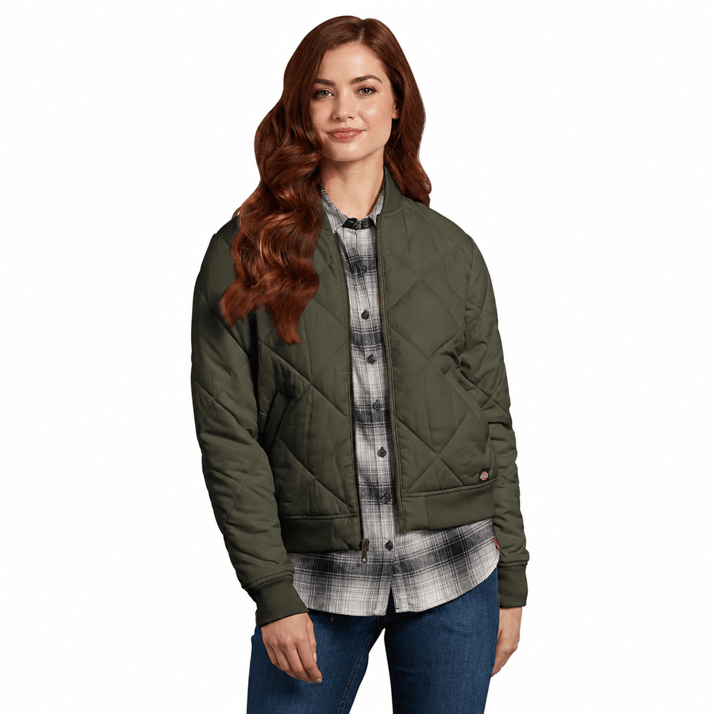 Chamarra Dickies Fj800 Capitonada Para Mujer - Garufa Jeans