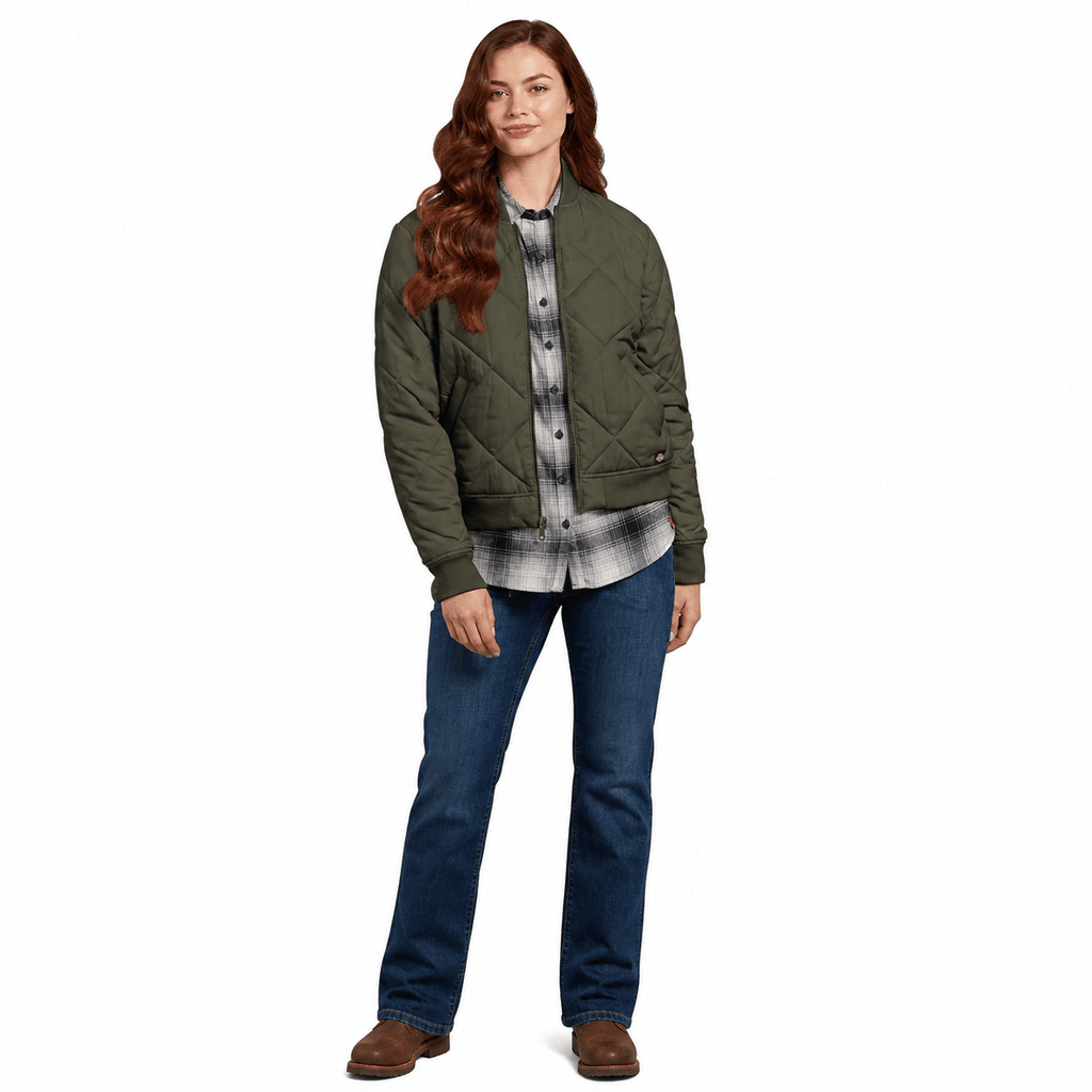 Chamarra Dickies Fj800 Capitonada Para Mujer - Garufa Jeans