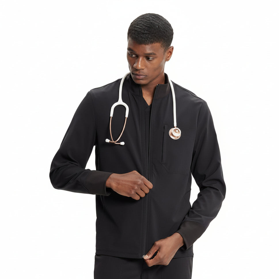 Chamarra Infinity IN350A Médica Clínica Antibacterial Hombre - Garufa Jeans