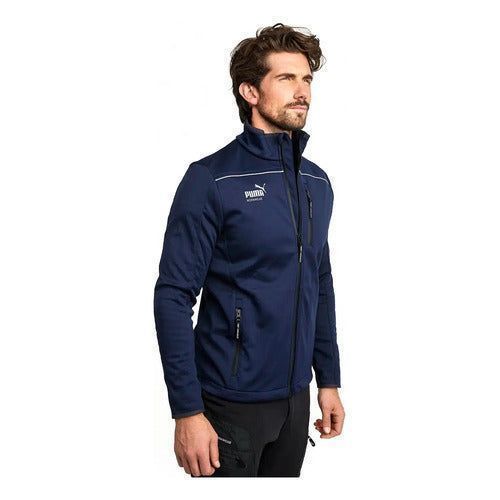 Chamarra Puma Pu-30 Ligera Trabajo Softshell Repelente - Garufa Jeans