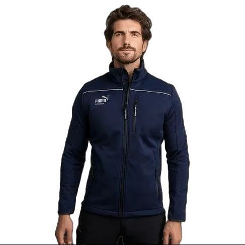Chamarra Puma Pu - 30 Ligera Trabajo Softshell Repelente - Garufa Jeans