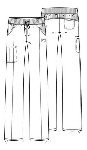 Cherokee 1123a Pantalón Quirúrgico Infinity Recto De Mujer - Garufa Jeans