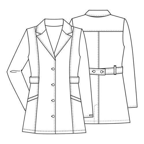 Ficha técnica de bata corta médica Cherokee 2316 para mujer talla extra en blanca | color:blanca