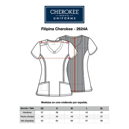 Cherokee 2624a Filipina Quirúrgica Médica Infinity Mujer - Garufa Jeans