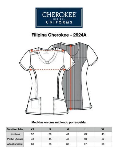 Cherokee 2624a Filipina Quirúrgica Médica Infinity Mujer - Garufa Jeans