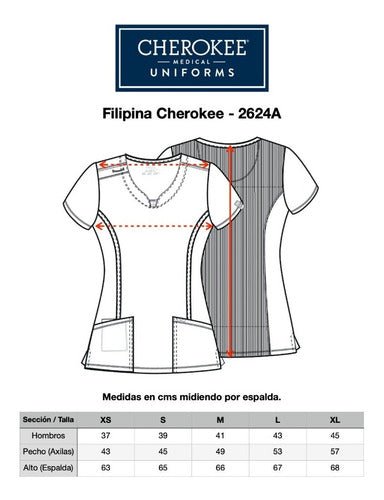 Cherokee 2624a Filipina Quirúrgica Médica Infinity Mujer - Garufa Jeans