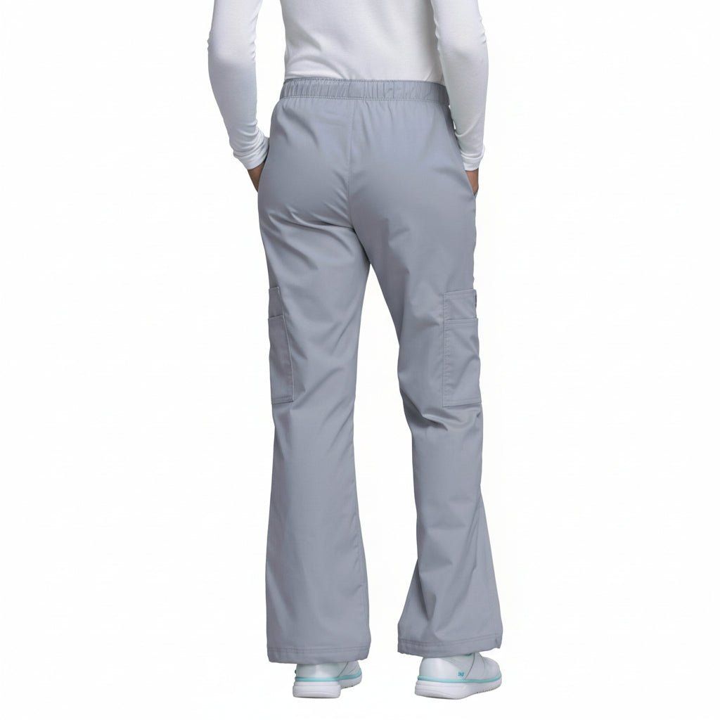 pantalon quirurgico Cherokee 4005 para mujer gris, vista posterior