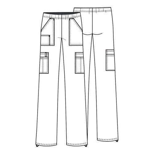 Ficha técnica de pantalon quirurgico Cherokee 4005 gris