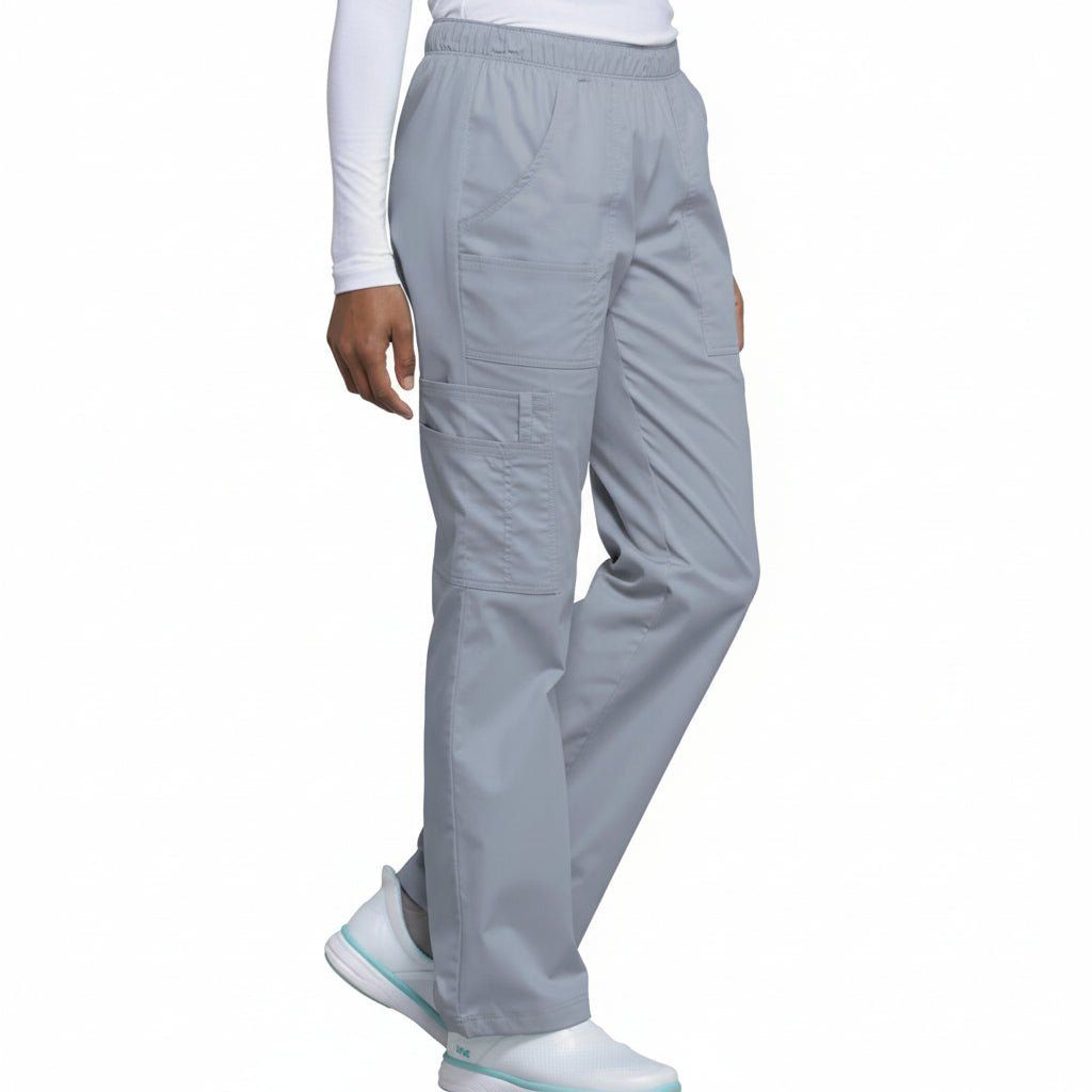 pantalon quirurgico Cherokee 4005 para mujer gris, vista lateral