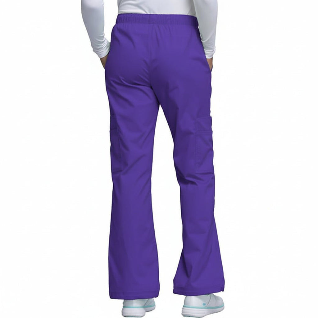 Pantalón quirúrgico Cherokee 4005 para mujer uva, vista posterior