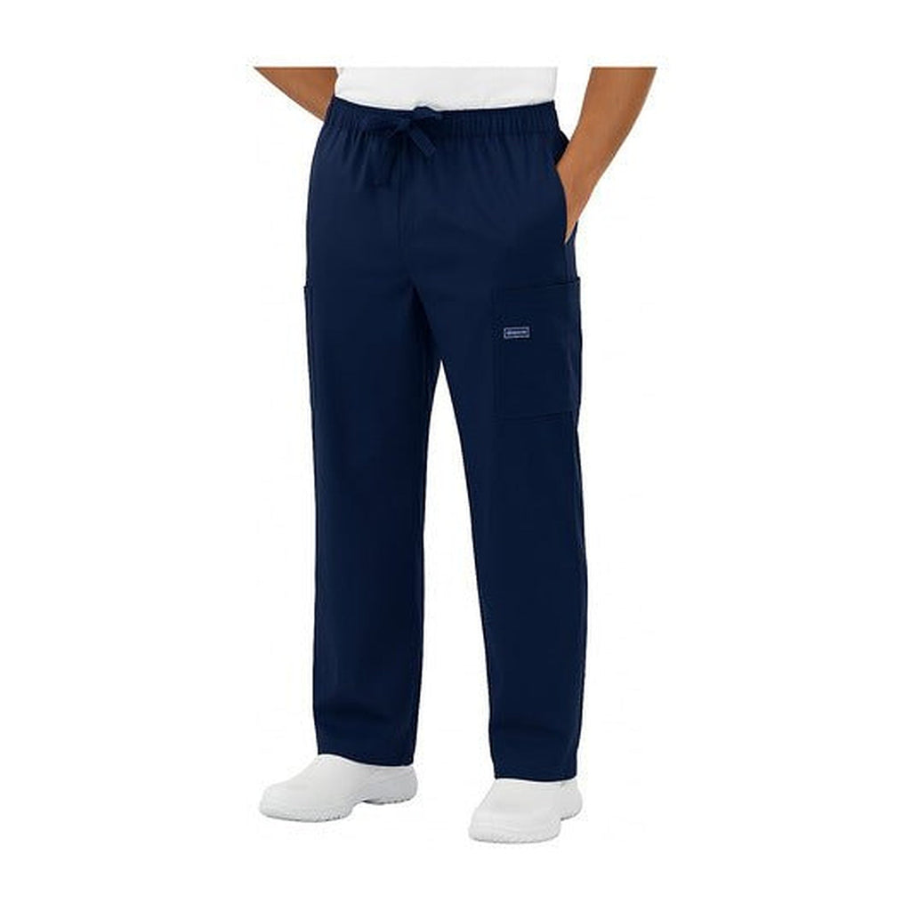 Pantalón quirúrgico Cherokee 4243 para hombre azul marino, detalle de diseño