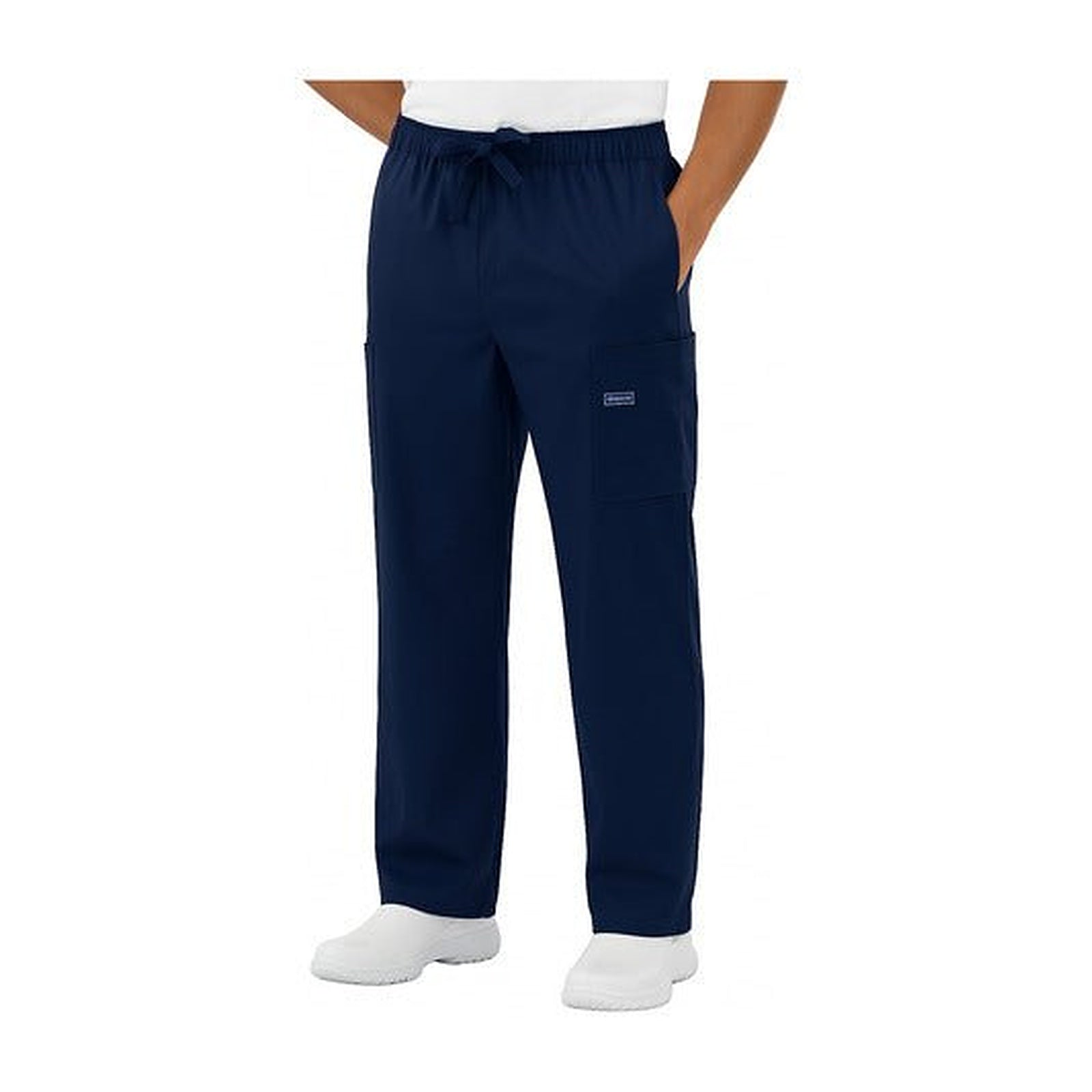 Pantalón quirúrgico Cherokee 4243 para hombre azul marino, detalle de diseño | color:azul-marino