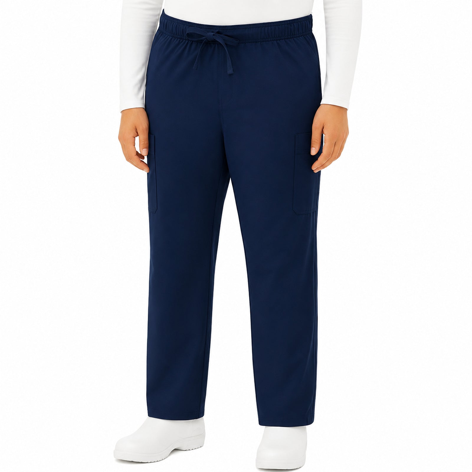 Pantalón quirúrgico Cherokee 4243 para hombre azul marino, vista frontal | color:azul-marino