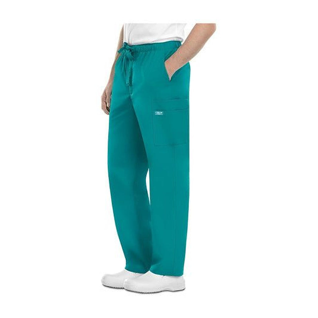 Pantalón quirúrgico Cherokee 4243 para hombre jade, vista lateral