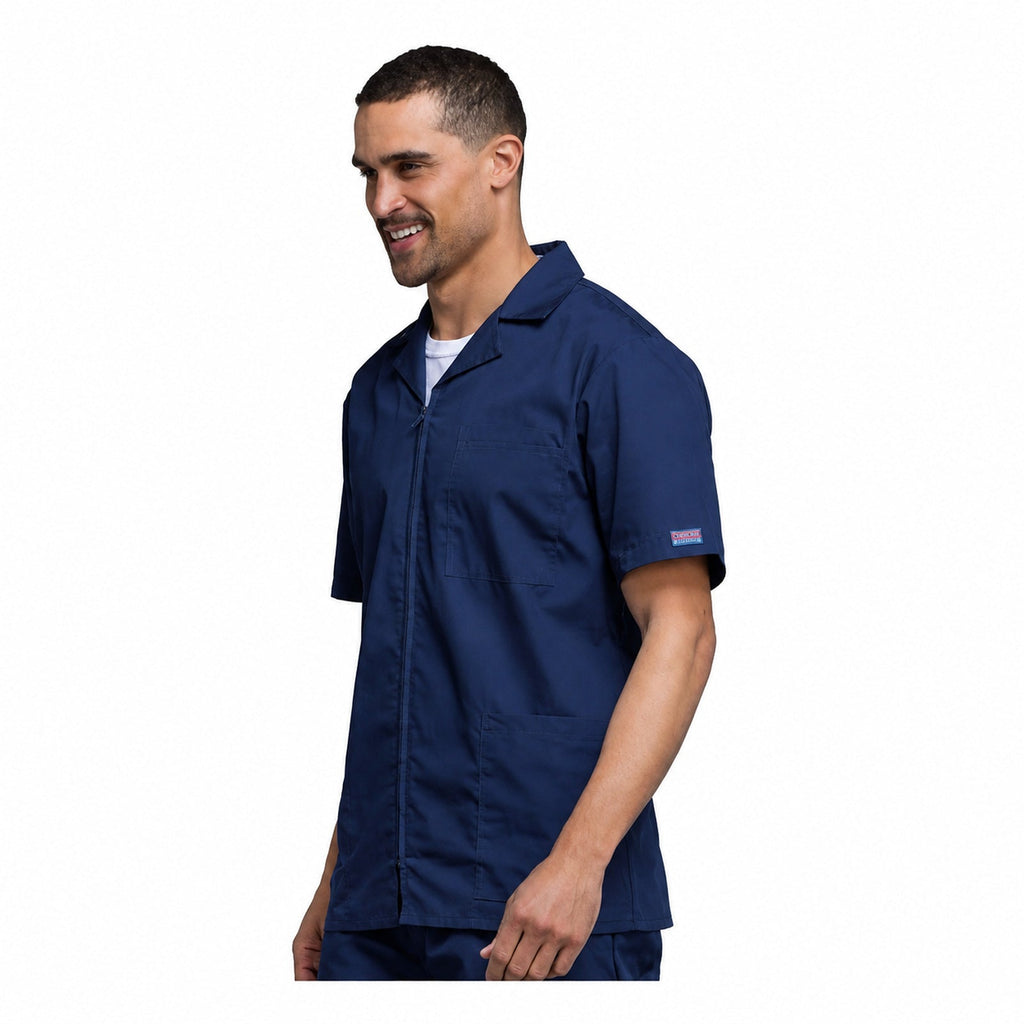 Filipina médica Cherokee 4300 para hombre color azul marino, vista tres cuartos