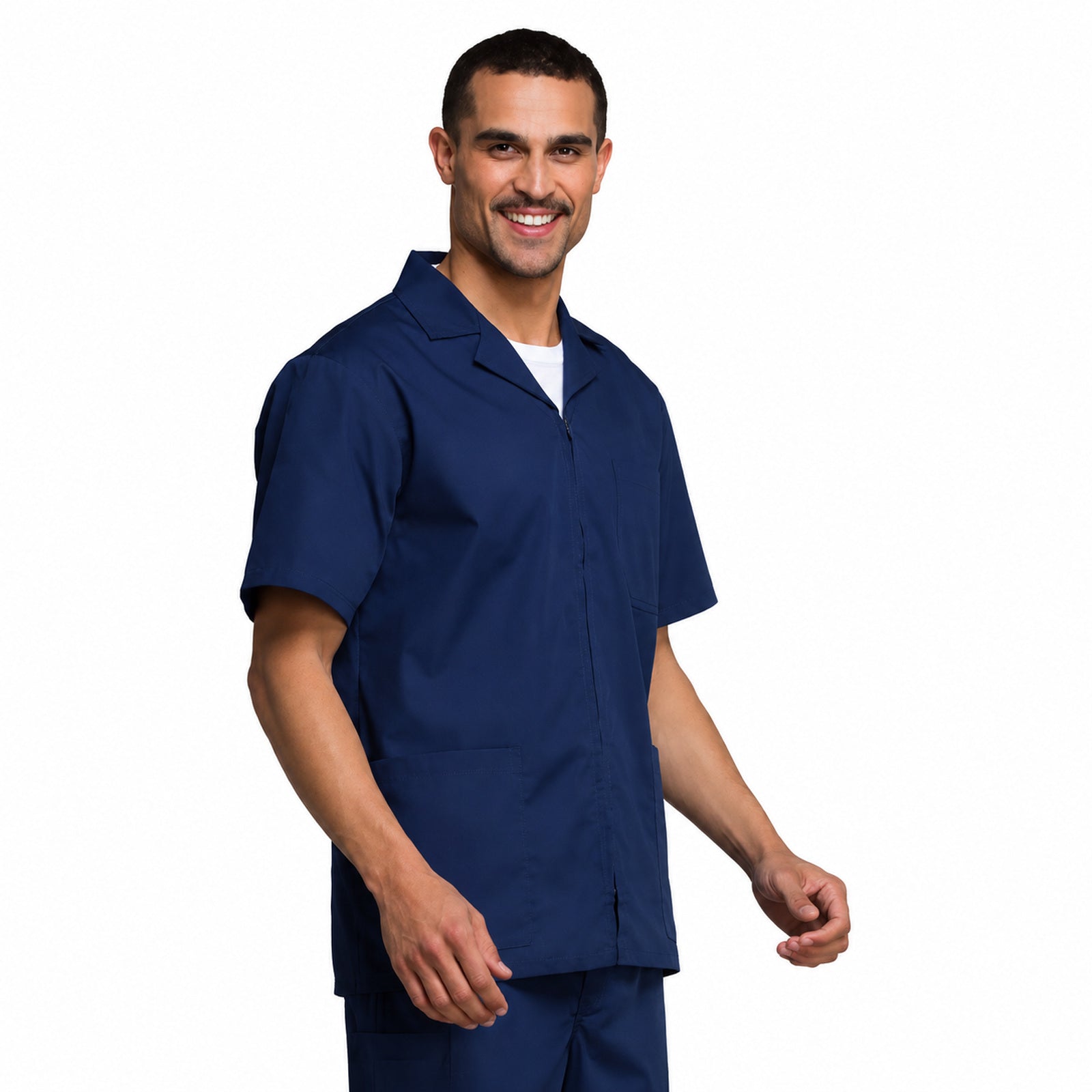 Filipina médica Cherokee 4300 para hombre color azul marino, vista lateral | color:azul-marino