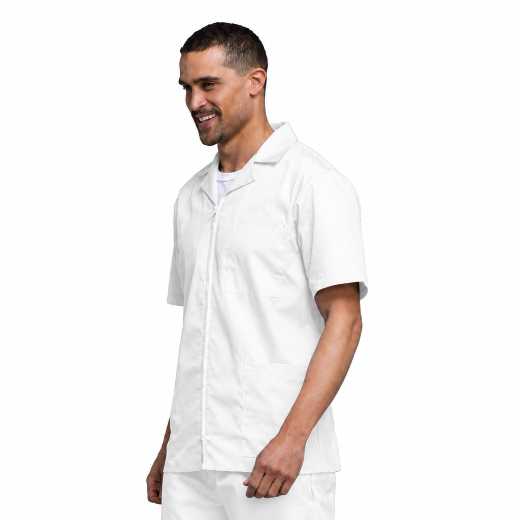 Filipina médica Cherokee 4300 para hombre color blanco, vista tres cuartos