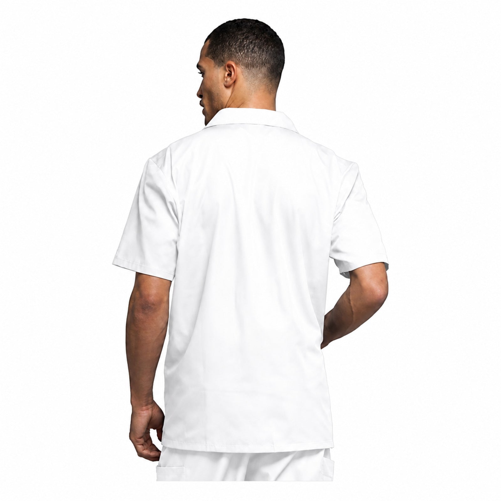 Filipina médica Cherokee 4300 para hombre color blanco, vista posterior | color:blanco