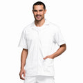 Filipina médica Cherokee 4300 para hombre color blanco, vista frontal | color:blanco