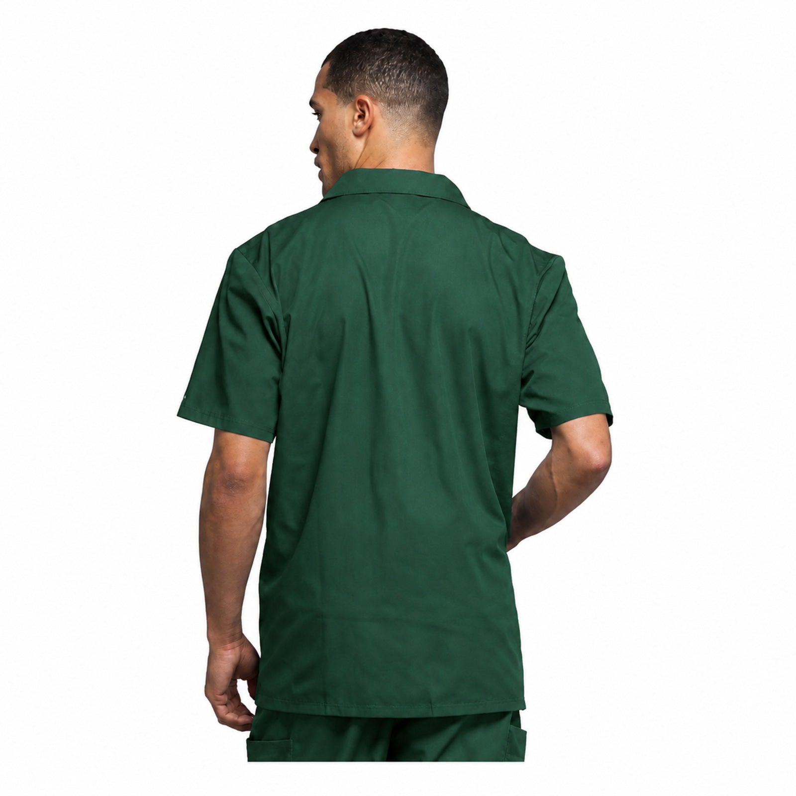 Filipina médica Cherokee 4300 para hombre color verde hunter, vista posterior | color:verde-hunter