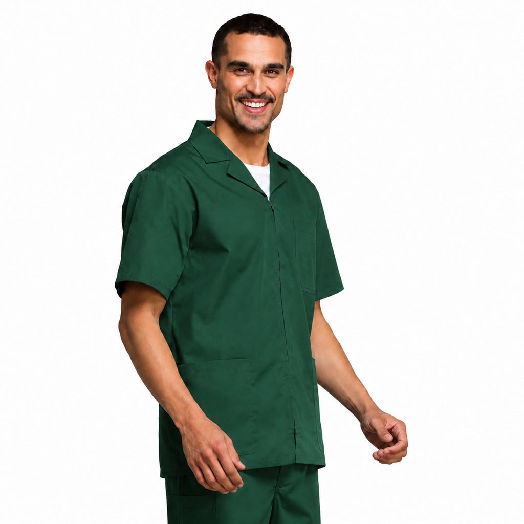 Filipina médica Cherokee 4300 para hombre color verde hunter, vista lateral