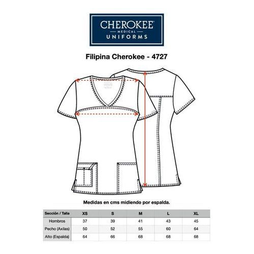 Cherokee 4727 Filipina Quirúrgica Core Strech Mujer - Garufa Jeans