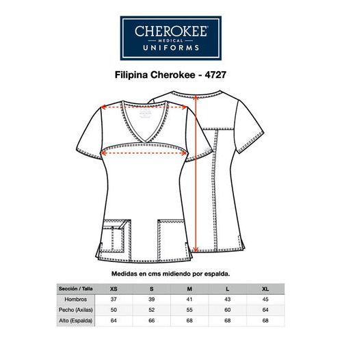 Cherokee 4727 Filipina Quirúrgica Core Strech Mujer - Garufa Jeans