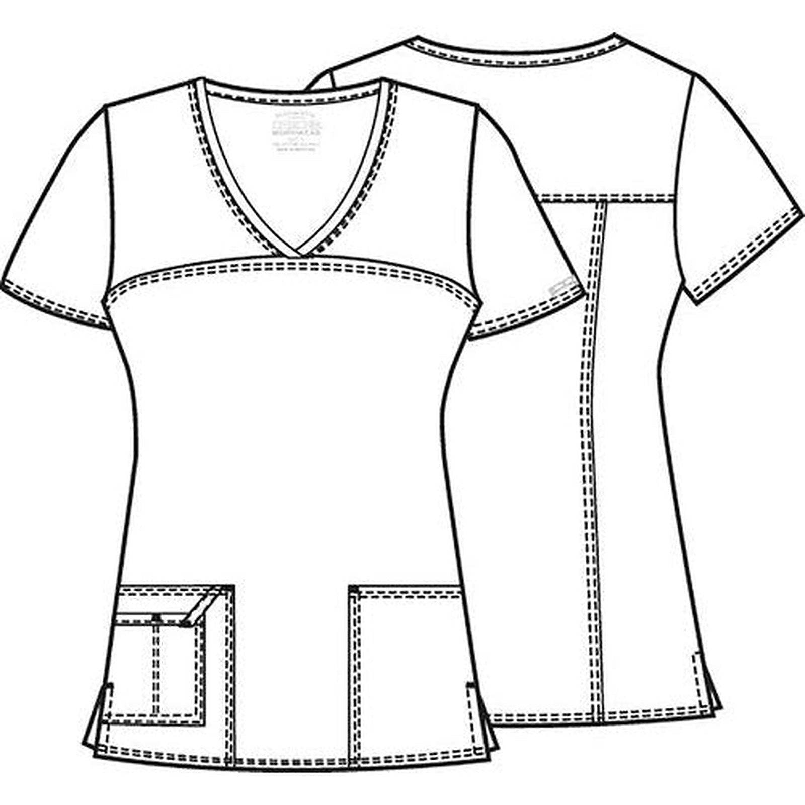 Filipina quirúrgica Cherokee 4727 para mujer color gris, dibujo tecnico | color:gris