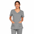 Filipina quirúrgica Cherokee 4727 para mujer color gris, vista frontal | color:gris