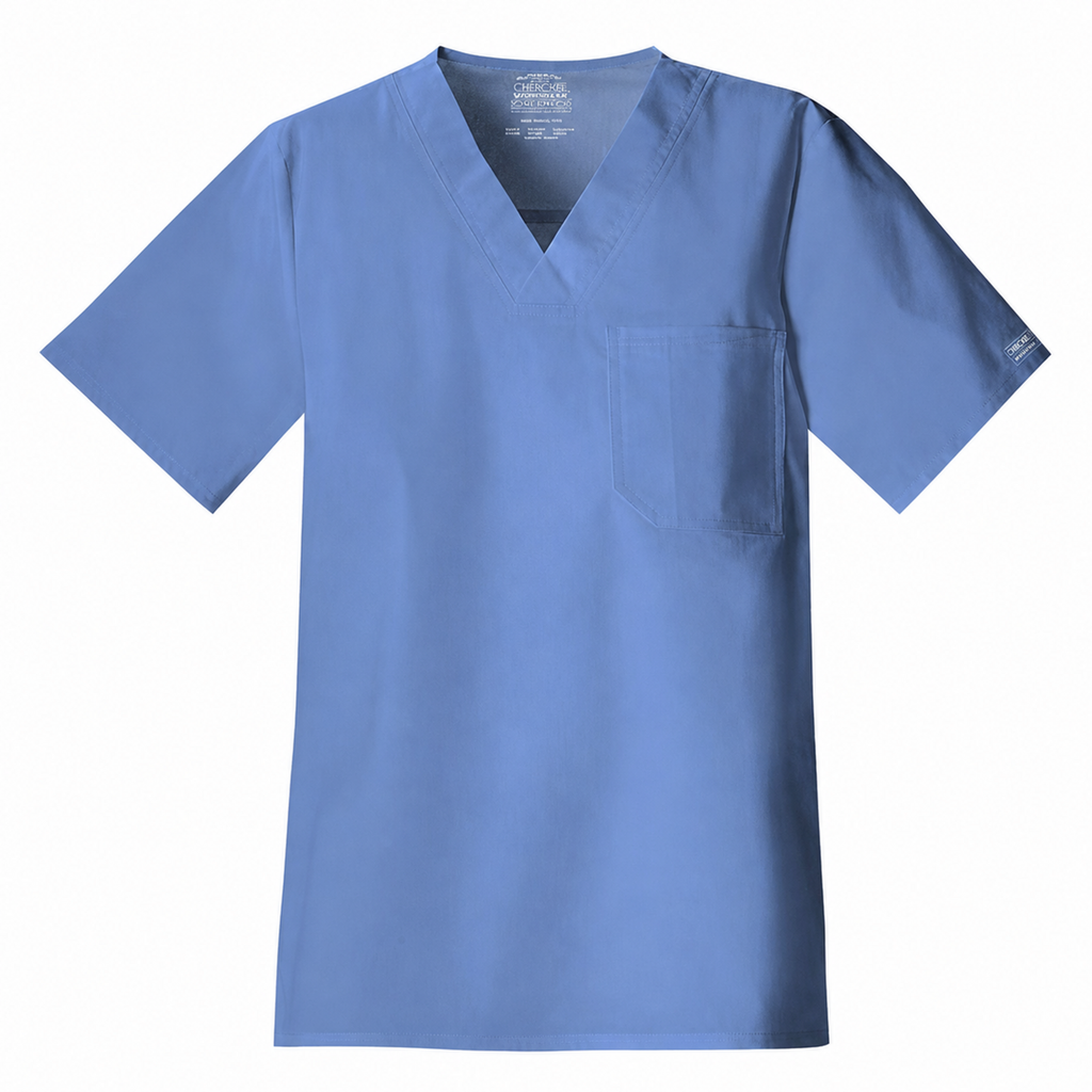 Filipina quirúrgica Cherokee 4743 WW Core Stretch para hombre color azul cielo, vista 05