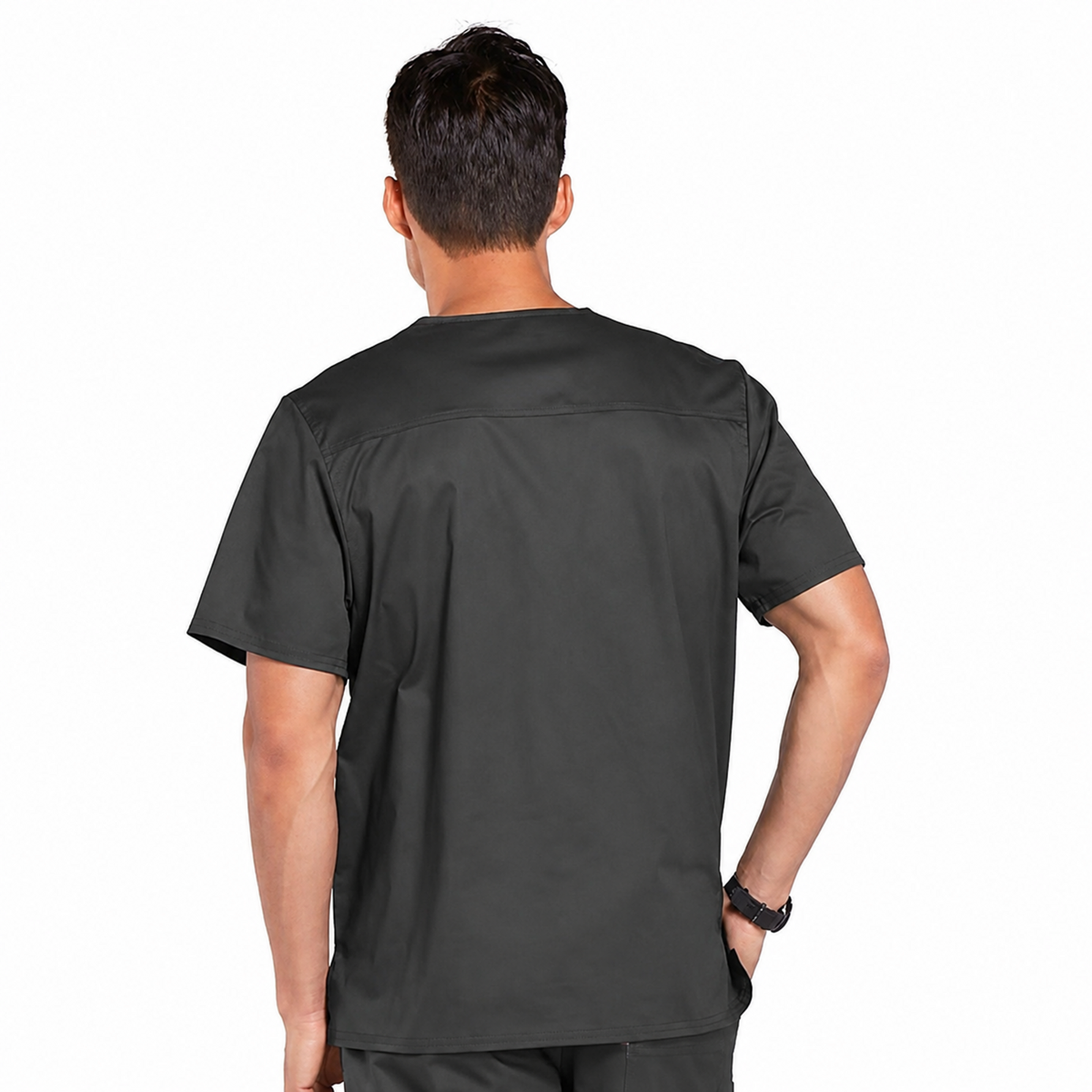 Filipina quirúrgica Cherokee 4743 WW Core Stretch para hombre color gris oxford, vista 04 | color:gris-oxford