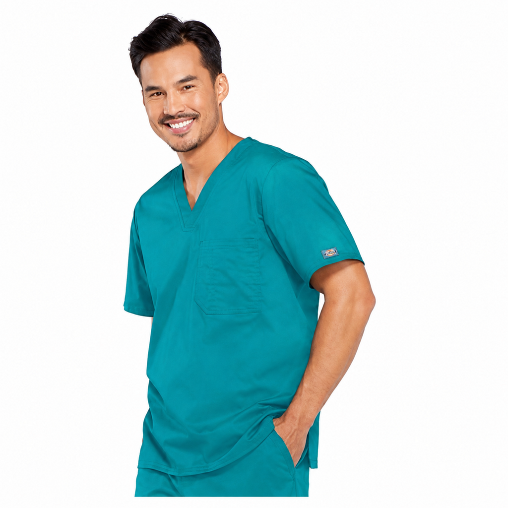 Filipina quirúrgica Cherokee 4743 WW Core Stretch para hombre color jade, vista 03