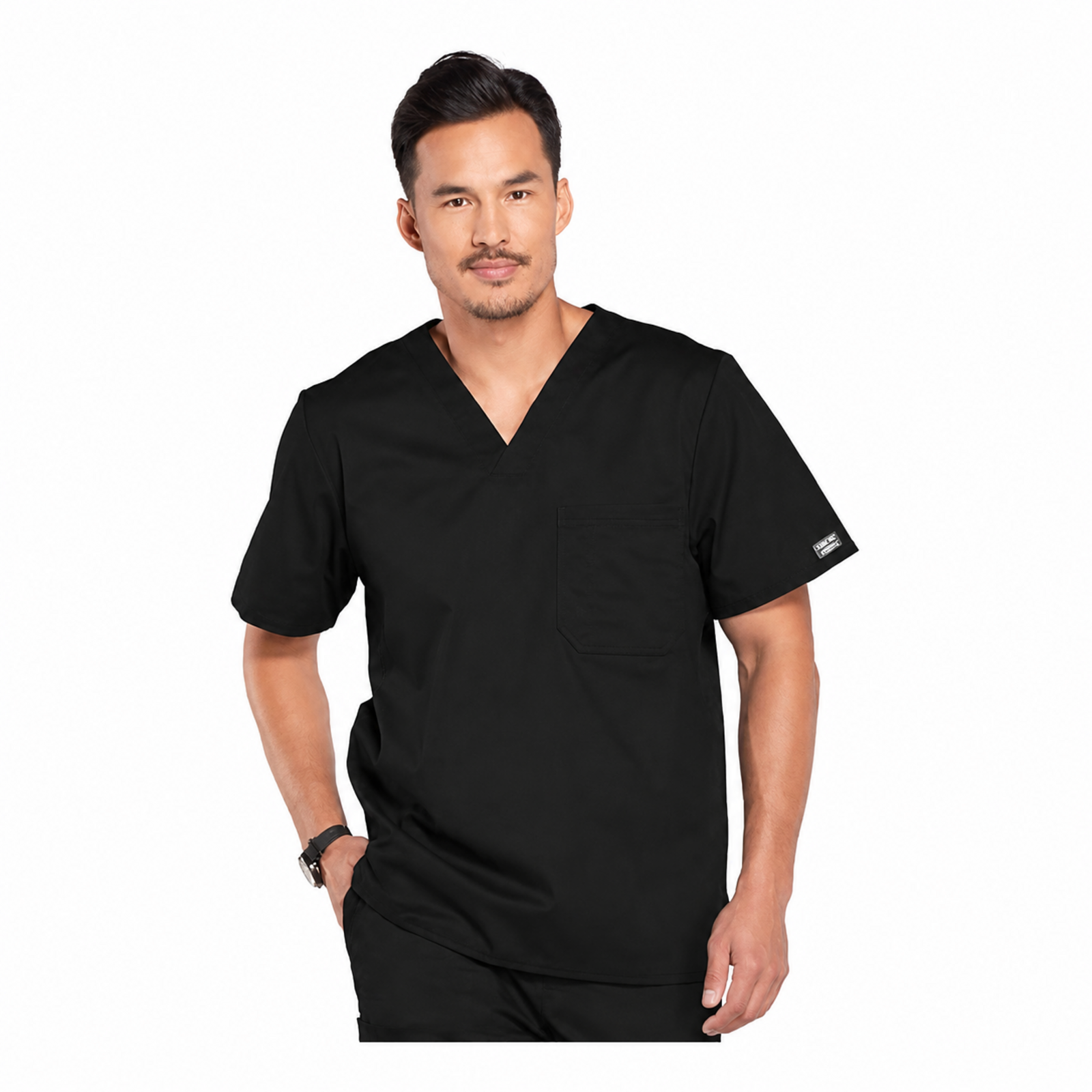 Filipina quirúrgica Cherokee 4743 WW Core Stretch para hombre color negro, vista 01 | color:negro