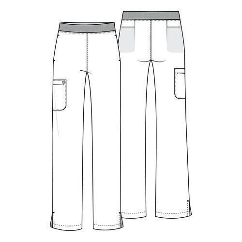 Cherokee Ck136a Pantalón Quirúrgico Atmos Recto De Mujer - Garufa Jeans