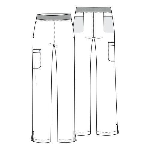 Cherokee Ck136a Pantalón Quirúrgico Atmos Recto De Mujer - Garufa Jeans