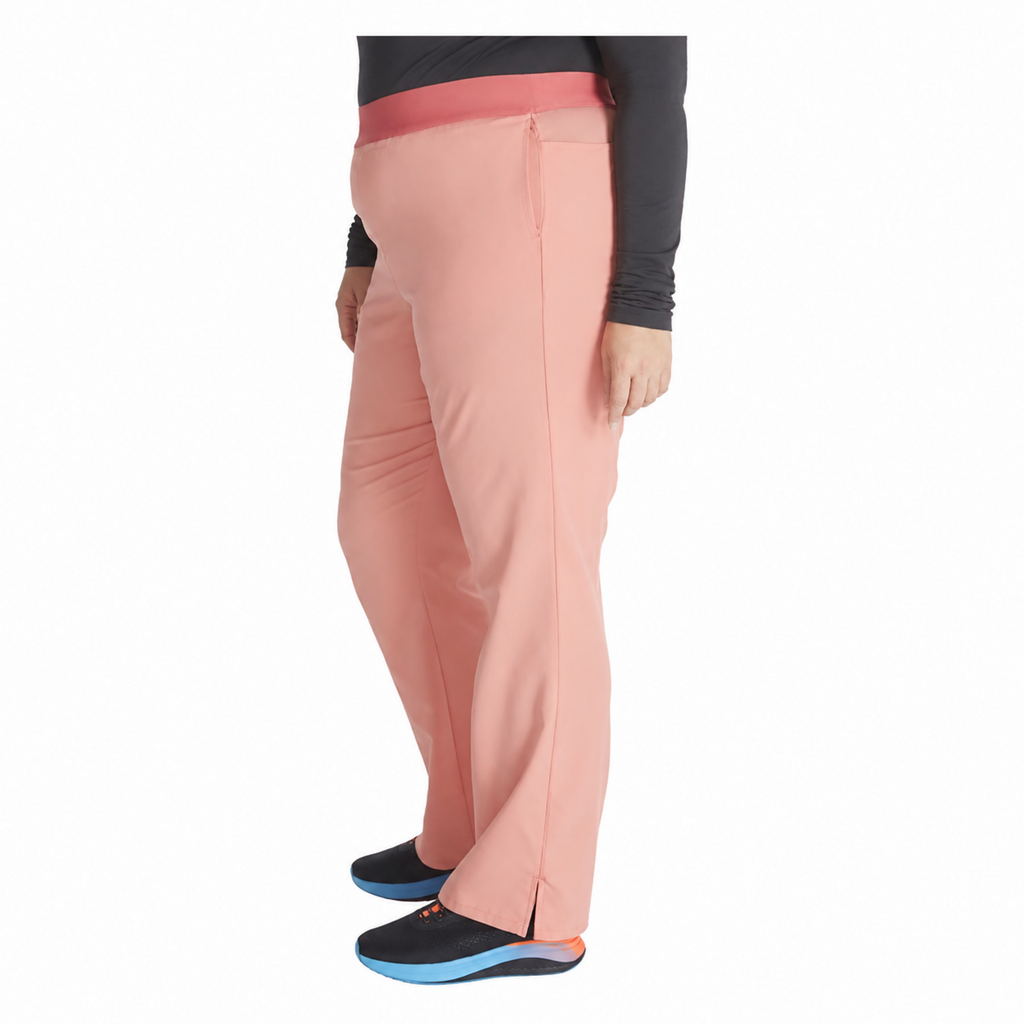 Pantalón quirúrgico Cherokee CK136A Atmos para mujer color Sugar Melon, perfil