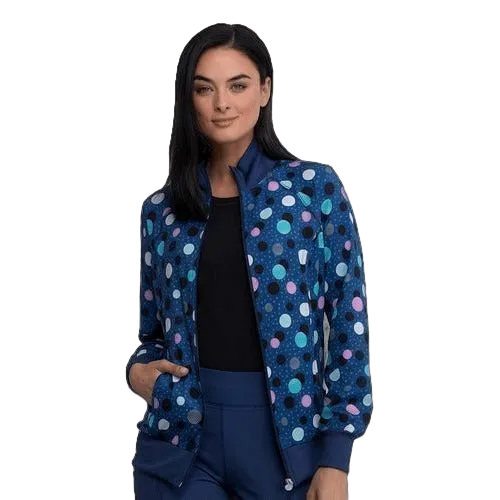 Cherokee Ck372 Chamarra Médica Estampada Mujer Tallas Extras - Garufa Jeans