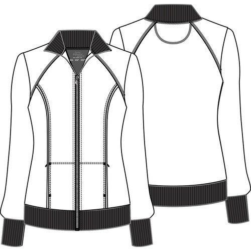 Cherokee Ck372 Chamarra Médica Estampada Mujer Tallas Extras - Garufa Jeans