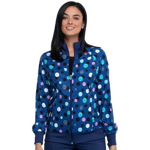 Cherokee Ck372 Chamarra Médica Estampada Mujer Tallas Extras - Garufa Jeans