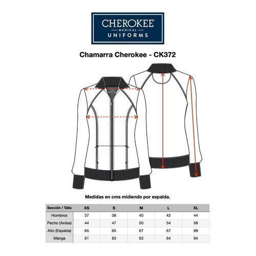 Cherokee Ck372 Chamarra Médica Estampada Mujer Tallas Extras - Garufa Jeans