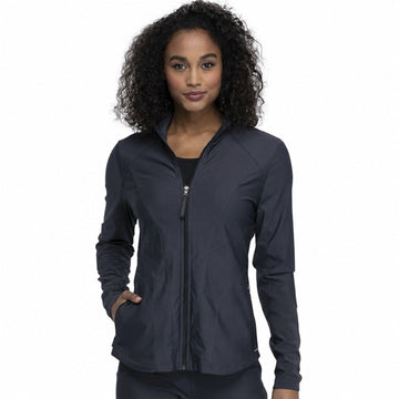 Cherokee CK390 chamarra médica mujer color gris Oxford, vista frontal | color:gris-oxford