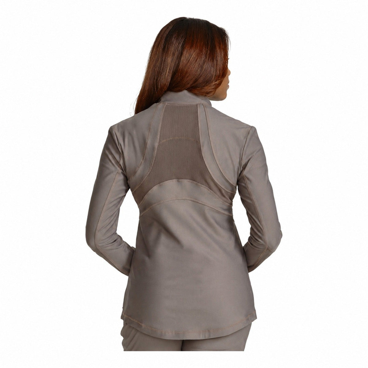 Cherokee CK390 chamarra médica mujer color Iron, vista espalda | color:iron