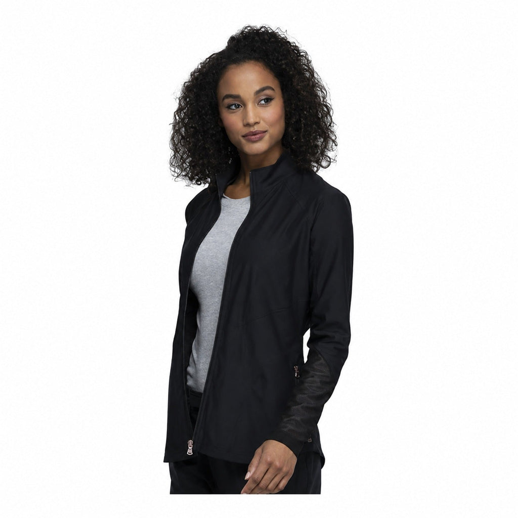 Cherokee CK390 chamarra médica mujer color negro, vista espalda
