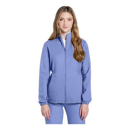 Chamarra médica Cherokee CK391A azul cielo, vista de la prenda | color:cie-azul-cielo