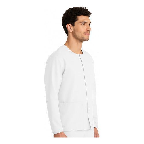 Cherokee Ck393a Chamarra Quirúrgica Médica Clínica Hombre - Garufa Jeans